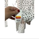 Croft & Barrow  Polka-dot  Button-Up W/Built-in Cami and necklace NWT Petite SML Photo 7