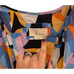 Anthropologie  Somerset Maxi Dress XL Abstract Colorful Boho Tiered Flowy Photo 6