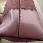 Kate Spade  New York Lola glitter tote bag in rose pink Photo 3