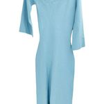 By Malene Birger Blue Scalloped Velame Off Shoulder Maxi Dress Size XS New Photo 6