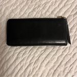 Coach  black leather poppy zip around wallet Photo 3