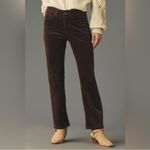 Anthropologie  The Yaya Mid-Rise Corduroy Crop Flare Jeans Pants 28P Photo 1