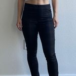 Nine West Dark Plaid Skinny High Waisted Pants Photo 0