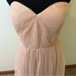 Jenny Yoo Maia Convertible Dress – Blush Tulle, Size 14 Photo 4
