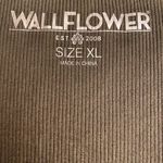 Wallflower Ribbed Romper XL Olive Pink Trim Stretch Casual Lounge Jumpsuit NWT Green Photo 2