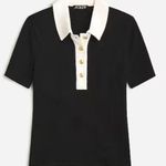 J.Crew Rib Sailor Polo Top Size Small Photo 3