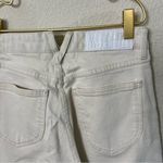 SPRWMN Ivory Crop Flare Denim Jeans Women’s Size 25 White Photo 5
