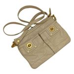 Marc by Marc Jacobs Cream Totally Turnlock Percy Crossbody Bag | Gold Hardware Photo 0