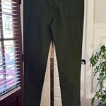 Amryllis Amaryllis NWOT Stretchy Olive High Rise Pull On Lace Detail Pants w/ Pockets Photo 3