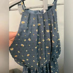 Blue Rain Womens‎  Dusky Blue Calliope Ruffle Bottom Dress Sz XS - bin 12 Photo 4