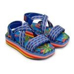 Farm Rio  Macaw sandals Tropical‎ NWOT Size 12 Photo 1