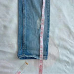 One Teaspoon  Light Wash Distressed Straight Leg Ankle Cotton Jeans Size … Photo 13