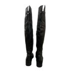 MATISSE BLACK LEATHER KNEE HIGH BOOTS SIZE 8.5 Photo 1