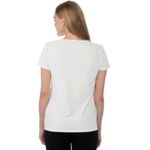 Karl Lagerfeld lace collar bib relaxed fit women’s white top Size Medium Photo 2