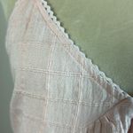 Aerie Low Back Maxi Dress Pink Soft Cotton Linen Blend Spaghetti Straps Size S Photo 5