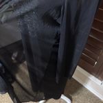 Connected Apparel Dress Women 16 Black Chiffon w/ Jacket Sparkle Formal NWOT Photo 5