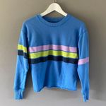 Aerie Pullover Striped Sweater Blue Sz XS Photo 1
