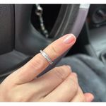 Boutique NEW White Gold‎ Filled Adjustable Pinky Toe Midi Channel Band Ring Photo 11