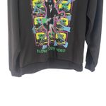 AC/DC ACDC Women's Size Medium Black Neon Band Tee Graphic Crewneck Sweater Photo 2