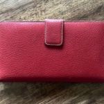 Gucci Red Long Wallet Snap Closure and Kiss Lock Coin Pocket Photo 0