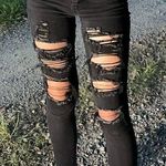 American Eagle Ripped Skinny Jeans Photo 0