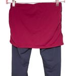 Lucy Pranayama Skirted Leggings Red/Gray Women's Size X Photo 2