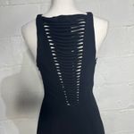 Robert Rodriguez Mermaid Gown Sleeveless V-Neck Detailed Back Women Black Size 4 Photo 2
