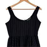 Disturbia Blythe Handkerchief Hem Mini Dress in Black size 8 Sleeveless Cotton Photo 3