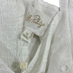 Lilly Pulitzer  $218 Rocko white eyelet romper dress 12 M L Photo 6
