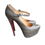 Christian Louboutin  - Lady Daf 160 Cobra Platform Heels Rare Acier Grey Sz 41 Photo 1