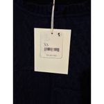 Free People Avantlook Striped Splicing Crew Neck Top XS Blue Long Sleeve NWT Photo 3