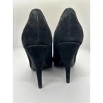 Nine West Suede Pump Size 7M Business Feminie with Scalloped Edge Photo 2