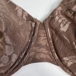 Playtex 44DD Bra Secrets Seamless Shaping Underwire Brown Floral Jacquard 4419 Size undefined Photo 3
