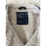 American Eagle American Eagle Outfitters Black Wool Sherpa Lined Moto Jacket XL Photo 6