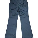 Urban Outfitters NWOT Satin Disco Flare High Rise Dress Pants Steel Blue Size 12 Photo 3