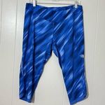 The North Face  GTD Capri Tight Running Cropped Pant Blue Size L Photo 0