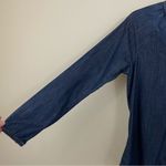 AG Adriano Goldschmied AG Adriana Goldsmith Denim Popover Long Sleeve Henley Top Size XS Photo 1