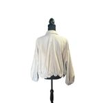 FAVLUX  Beige Button-Down Shirt with Drawstring Hem – Casual Chic Photo 5