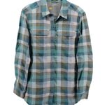 Eddie Bauer  Plaid Button-Up Shirt Gorpcore Outdoors Camping Hiking Size S Photo 1