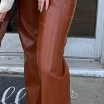 SheIn BROWN Leather Pants Photo 0