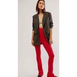 Free People ✨ Golden Hour Knit Ribbed Red Sz Small Pants✨ Photo 1