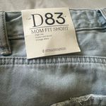 Stradivarius  Blue Mom Jean Shorts Distressed High Rise Photo 3