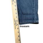 American Eagle  Womens Boy Crop Jeans 0 Buttonfly Stretch Blue Denim Distressed Photo 7