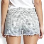 J Brand Cut Off Ombre Dot Frayed Hem Denim Cut Off Shorts 26 Photo 3