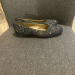 Coldwater Creek  Navy Flats with Gold Detailing Photo 9
