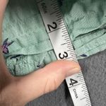 GapBody Shorts Womens Small Green Bird Print Drawstring Pajama Sleep Lounge Photo 10