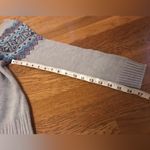 OP Fairisle Nordic Grey Blue & Purple Sweater M Photo 8