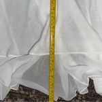 Flora Nikrooz  Vintage Women’s Size M White Chiffon Embroidered Long Gown Robe Photo 12