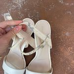 Cole Haan block heel cream classy sandals sz 7.5 Photo 2