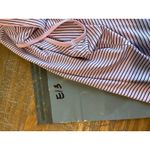 Adidas  Womens Golf Sleeveless‎ Polo Shirt Pink Stripe Size Medium Athleisure Top Photo 8